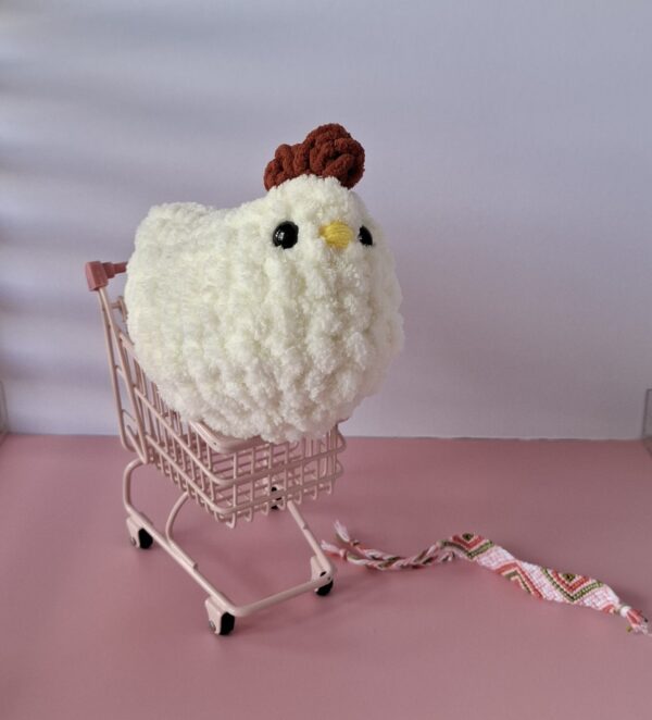 Gallinita beige Amigurumi Gallina | Galli-Rony mini